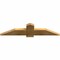 Ekena Millwork Eugene Rough Sawn Timber Gable Bracket, Western Red Cedar, 48"W x 12"H x 2"D x 6"F, 6/12 Pitch GBW048X12X0206EUG00RWR - alternate 5